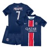 Oficiální Fotbalový Dres Paris Saint-Germain Mbappé 7 Domácí 2024-25 pro Děti